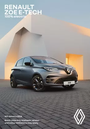 Renault catalogue | RENAULT ZOE E-TECH 100% electric | 2024-08-16T00:00:00+02:00 - 2025-08-16T23:59:00+02:00