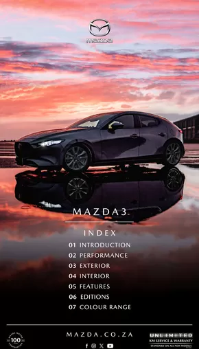 Mazda catalogue in Randburg | Mazda 3 Brochure 2024 | 2024-09-25T00:00:00+02:00 - 2025-09-25T23:59:00+02:00