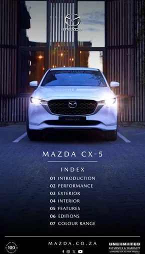 Mazda catalogue in Randburg | Mazda CX-5 Brochure 2024 | 2024-09-25T00:00:00+02:00 - 2025-09-25T23:59:00+02:00