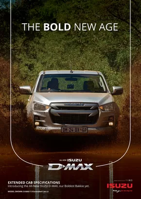 Isuzu catalogue in Botrivier | THE BOLD NEW AGE | 2024-10-11T00:00:00.000Z - 2025-10-11T00:00:00.000Z