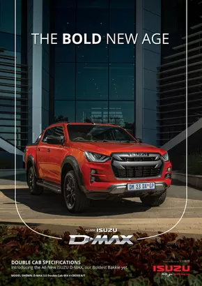 Isuzu catalogue | New ISUZU D-MAX | 2024-10-11T00:00:00.000Z - 2025-10-11T00:00:00.000Z