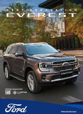 Ford catalogue in Pretoria | Ford Everest | 2024-10-14T00:00:00.000Z - 2025-10-14T00:00:00.000Z