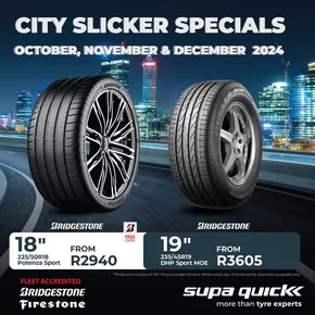 Supa Quick catalogue | Tyre Specials and Prices | 2024-10-15T00:00:00+02:00 - 2024-12-31T23:59:00+02:00