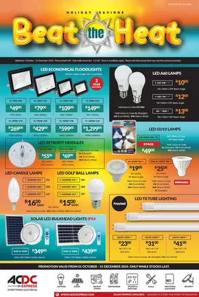 ACDC Express catalogue in Sandton | Beat the Heat | 2024-10-15 - 2024-12-31