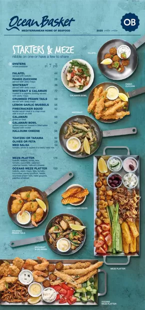 Ocean Basket catalogue in East London | Ocean Basket Menu | 2024-10-21 - 2024-12-31