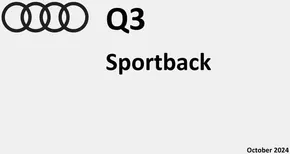 Audi catalogue in Pretoria | Audi Q3 Sportback | 2024-10-31T00:00:00+02:00 - 2025-10-31T23:59:00+02:00