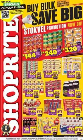 Shoprite catalogue in Durban | Stokvel Deals KwaZulu-Natal | 2024-11-11T00:00:00+02:00 - 2024-12-24T23:59:00+02:00