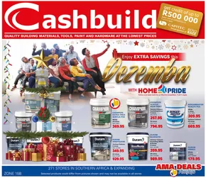 Cashbuild catalogue in Marapyane | Great discounts on selected products ZONE 15B | 2024-11-18T00:00:00+02:00 - 2025-01-19T23:59:00+02:00