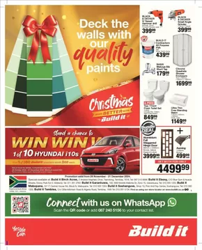 Build It catalogue in Germiston | Top deals for all customers | 2024-11-25T00:00:00+02:00 - 2024-12-21T23:59:00+02:00