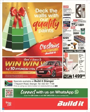 Build It catalogue in Sedgefield | Great offer for all customers | 2024-11-27T00:00:00+02:00 - 2024-12-28T23:59:00+02:00