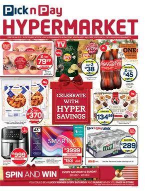 Pick n Pay Hypermarket catalogue in Sandton | Hyper Christmas Specials | 2024-12-02 - 2024-12-18