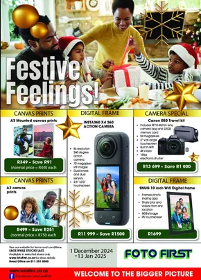 Foto First catalogue in Edenvale | "FESTIVE FEELINGS" Christmas Catalogue. | 2024-12-01T00:00:00+02:00 - 2024-12-31T23:59:00+02:00