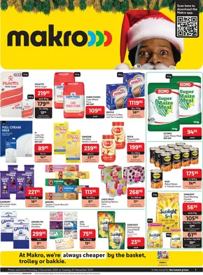 Makro catalogue in Port Elizabeth | Makro Gqeberha : Food | 2024-12-05T00:00:00+02:00 - 2024-12-24T23:59:00+02:00