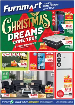 Furnmart catalogue in Randburg | December at Furnmart | 2024-12-04T00:00:00+02:00 - 2024-12-31T23:59:00+02:00