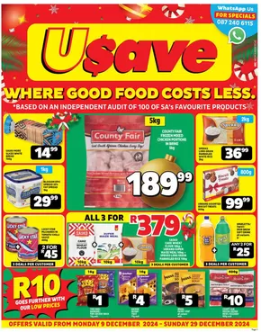 Usave catalogue in Paarl | Top offers for all bargain hunters | 2024-12-10 - 2024-12-29