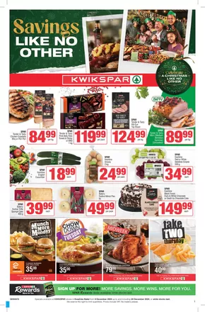 KwikSpar catalogue in Durban | Save now with our deals KZN | 2024-12-10T00:00:00+02:00 - 2024-12-24T23:59:00+02:00