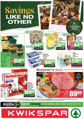 KwikSpar catalogue in Phalaborwa | Top deals and discounts | 2024-12-10T00:00:00+02:00 - 2024-12-24T23:59:00+02:00