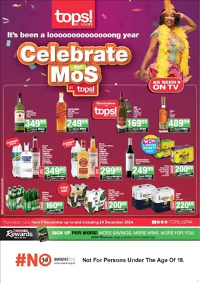 Tops Spar catalogue in Kinross | Current deals and offers | 2024-12-10 - 2024-12-24