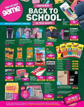 Game catalogue in Kempton Park | Offers for bargain hunters | 2024-12-10 - 2025-02-11