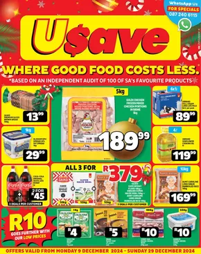 Usave catalogue in Umlazi | Exclusive deals and bargains | 2024-12-10T00:00:00+02:00 - 2024-12-29T23:59:00+02:00