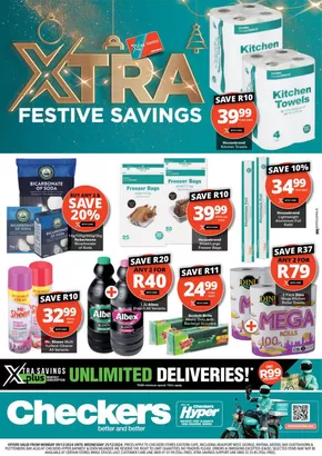 Checkers Hyper catalogue in George | Checkers Festive Xtra Savings  | 2024-12-10T00:00:00+02:00 - 2024-12-25T23:59:00+02:00