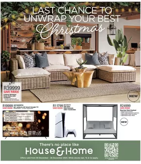 House & Home catalogue in Nelspruit | HOUSE & HOME CHRISTMAS RSA CATALOGUE | 2024-12-10 - 2024-12-26