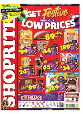 Shoprite catalogue in Bloemfontein | Discover attractive offers | 2024-12-10 - 2024-12-29