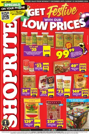 Shoprite catalogue in Pinetown | Current special promotions | 2024-12-10T00:00:00+02:00 - 2024-12-22T23:59:00+02:00