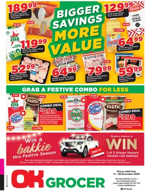 OK Grocer catalogue in East London | Special offers for you | 2024-12-11T00:00:00+02:00 - 2024-12-29T23:59:00+02:00