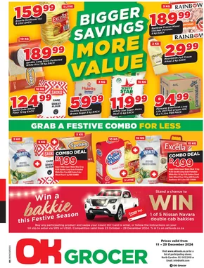 OK Grocer catalogue in Middelburg (Mpumalanga) | Current deals and offers | 2024-12-11T00:00:00+02:00 - 2024-12-29T23:59:00+02:00