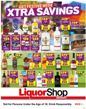 Shoprite LiquorShop catalogue in Paarl | Get festive with Xtra Savings. | 2024-12-12 - 2024-12-26