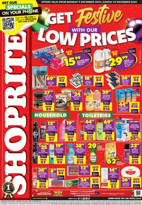 Shoprite catalogue in East London | Festive Low Prices Eastern Cape | 2024-12-13 - 2024-12-29