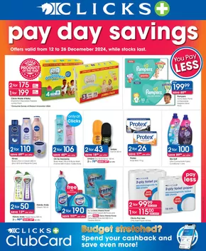 Clicks catalogue | Pay Day Savings | 2024-12-13 - 2024-12-26