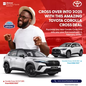 McCarthy Toyota catalogue in Johannesburg | Deals McCarthy Toyota | 2024-12-12T00:00:00+02:00 - 2024-12-31T23:59:00+02:00