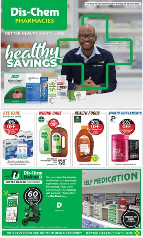 Dis-Chem catalogue in Durban | Wide range of offers | 2024-12-16 - 2025-01-12