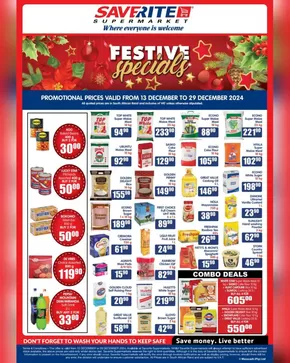 Saverite catalogue |  Festive Specials  | 2024-12-16 - 2024-12-29