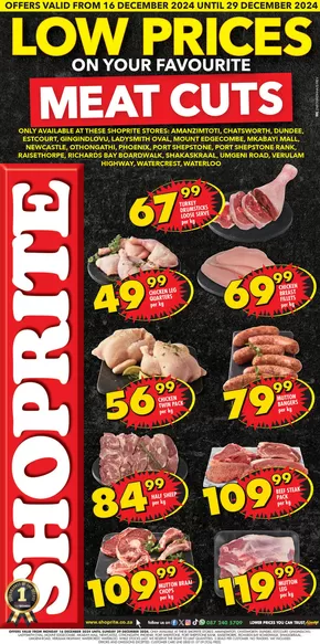 Shoprite catalogue in Pinetown | Shoprite weekly specials | 2024-12-17T00:00:00+02:00 - 2024-12-29T23:59:00+02:00