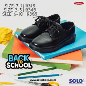 Solo Shoes catalogue in Klerksdorp |  Back to School essentials at SOLO. | 2024-12-16T00:00:00+02:00 - 2024-12-31T23:59:00+02:00