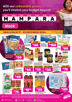 Game catalogue in Johannesburg | Special offers for you | 2024-12-17 - 2024-12-23