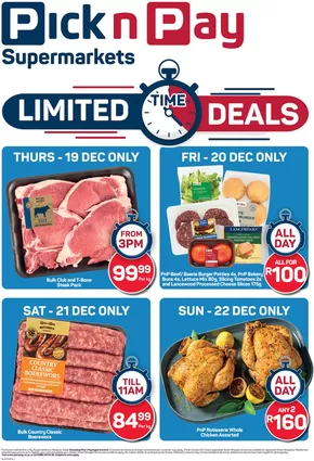 Pick n Pay catalogue in Durban | Our best bargains | 2024-12-18T00:00:00+02:00 - 2024-12-22T23:59:00+02:00