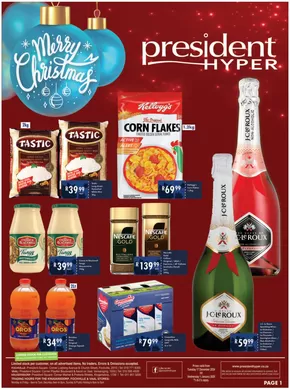 President Hyper catalogue in Fochville | Christmas Sale | 2024-12-18T00:00:00+02:00 - 2025-01-01T23:59:00+02:00