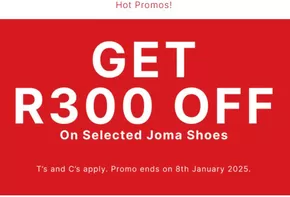 MRP Sport catalogue in Pietermaritzburg | TAKE R300 OFF SELECTED JOMA FOOTWEAR | 2024-12-18T00:00:00+02:00 - 2025-01-08T23:59:00+02:00