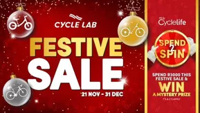 Cycle Lab catalogue | Festive Flyer 2024 Cycle LAb | 2024-12-18T00:00:00+02:00 - 2024-12-31T23:59:00+02:00