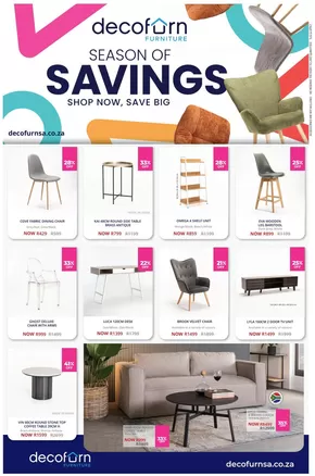 Decofurn catalogue | Decofurn - Season of Savings | 2024-12-18T00:00:00+02:00 - 2024-12-31T23:59:00+02:00