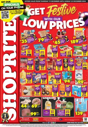 Shoprite catalogue in Port Elizabeth | Top deals and discounts | 2024-12-20T00:00:00+02:00 - 2024-12-22T23:59:00+02:00