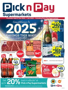 Pick n Pay catalogue in Welkom | Our best offers for you | 2024-12-26T00:00:00+02:00 - 2025-01-01T23:59:00+02:00