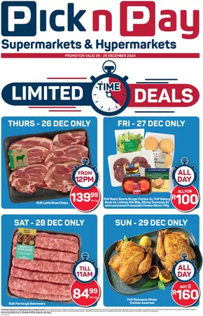 Pick n Pay catalogue in Edenvale | Our best deals for you | 2024-12-26T00:00:00+02:00 - 2024-12-29T23:59:00+02:00