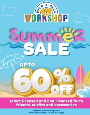 Build-A-Bear catalogue in Melkbosstrand | Summer Sale up to 60% off | 2024-12-25T00:00:00+02:00 - 2025-01-09T23:59:00+02:00