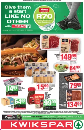 KwikSpar catalogue in Diepkloof | Current bargains and offers | 2024-12-27T00:00:00+02:00 - 2025-01-07T23:59:00+02:00