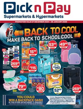 Pick n Pay catalogue in Mmabatho | Exclusive bargains | 2024-12-27T00:00:00+02:00 - 2025-01-26T23:59:00+02:00